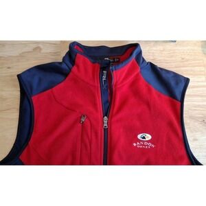 Ralph Lauren RLX Performance Fleece Bandon Golf Full Zip Vest Jacket Medium EUC